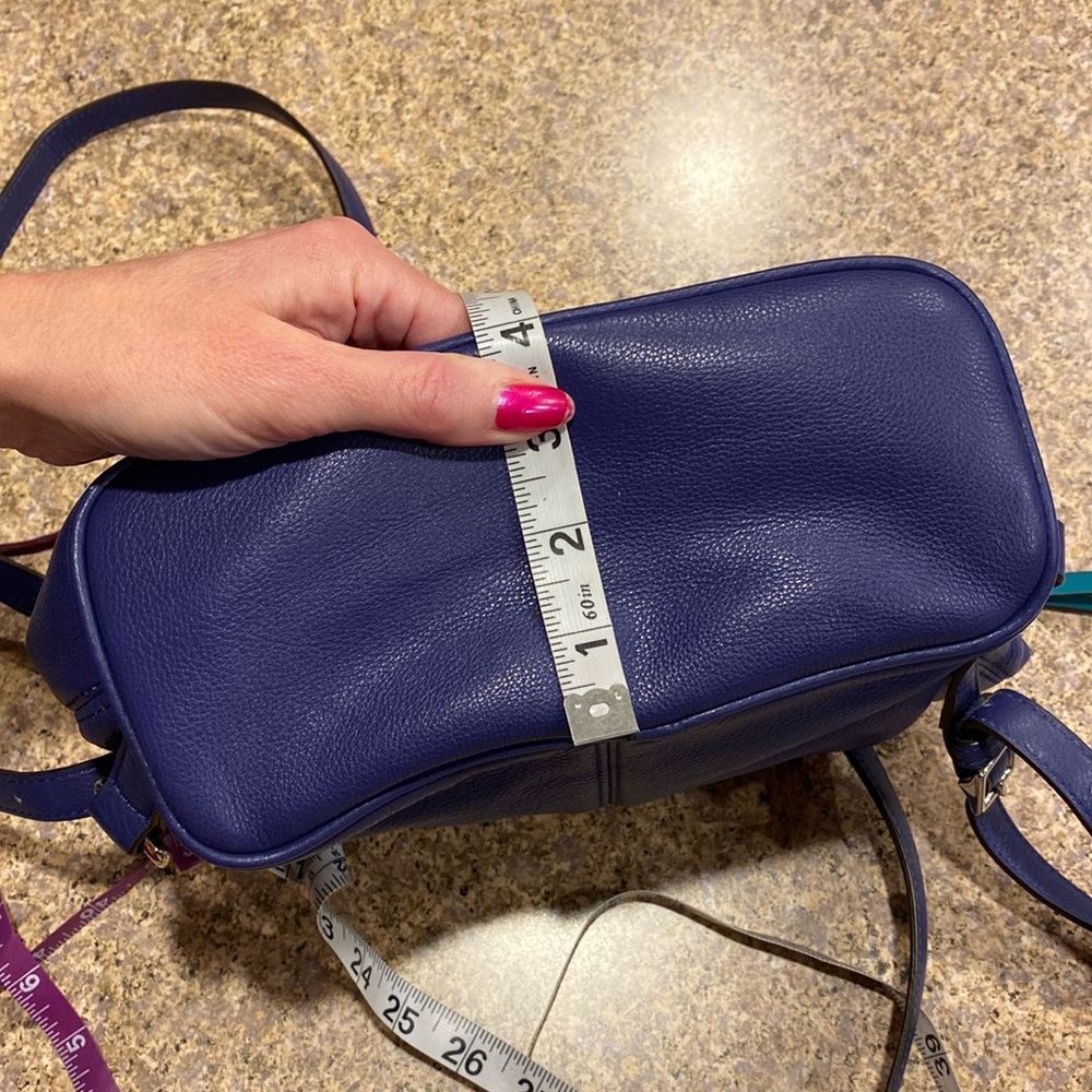 Coach F24385 French Blue Park Leather Backpack - Picture 8 of 17